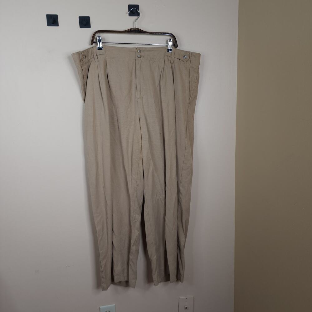 Madewell Plus Harlow Wide-Leg Pants in Seed Khaki Size 20W